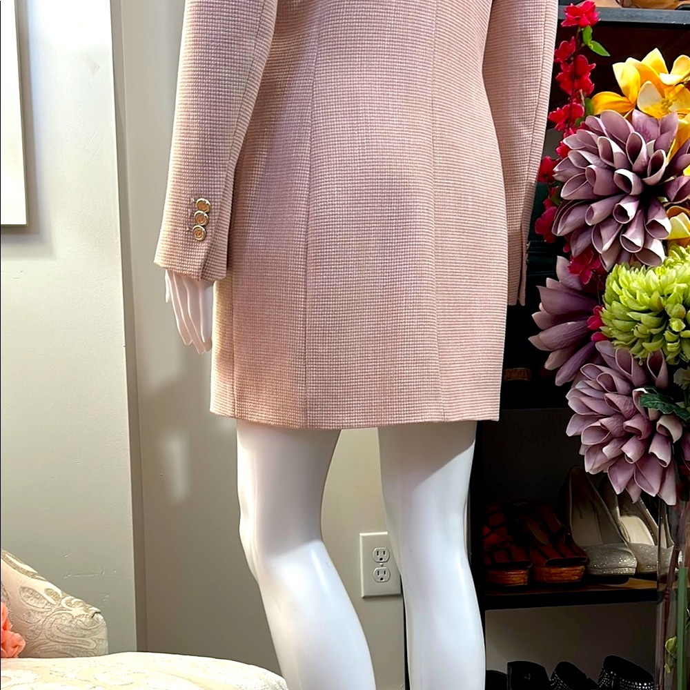 Zara Pink Blazer with Gold Buttons - Picture 13 of 16
